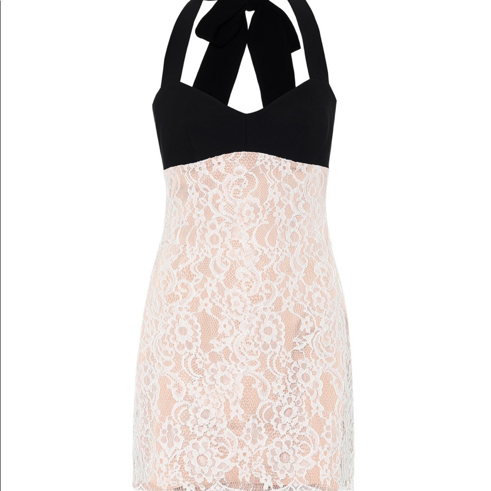 neon lace dress Plus Size Neon Yellow Lace Open Back Mini Dress